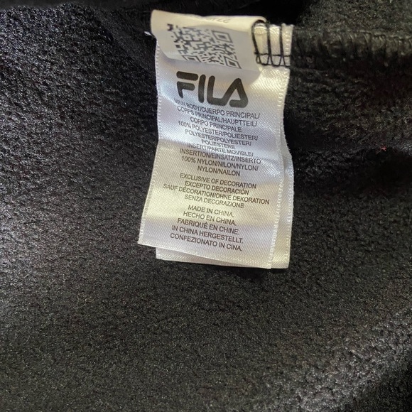 Fila Black Fleece Colorblock 1/4 Zip Pullover Sweatshirt - Picture 8 of 10
